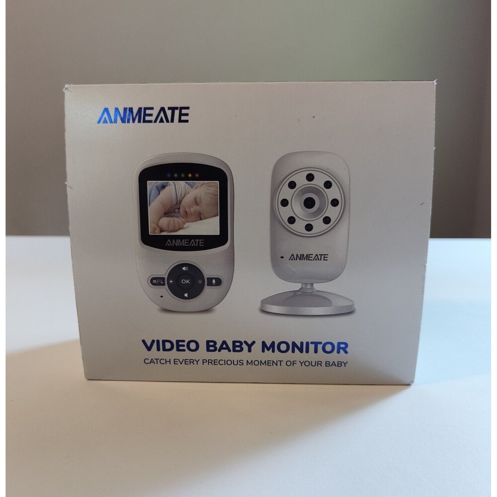 ANMEATE SM24 Video Baby Monitor with Digital Camera - White